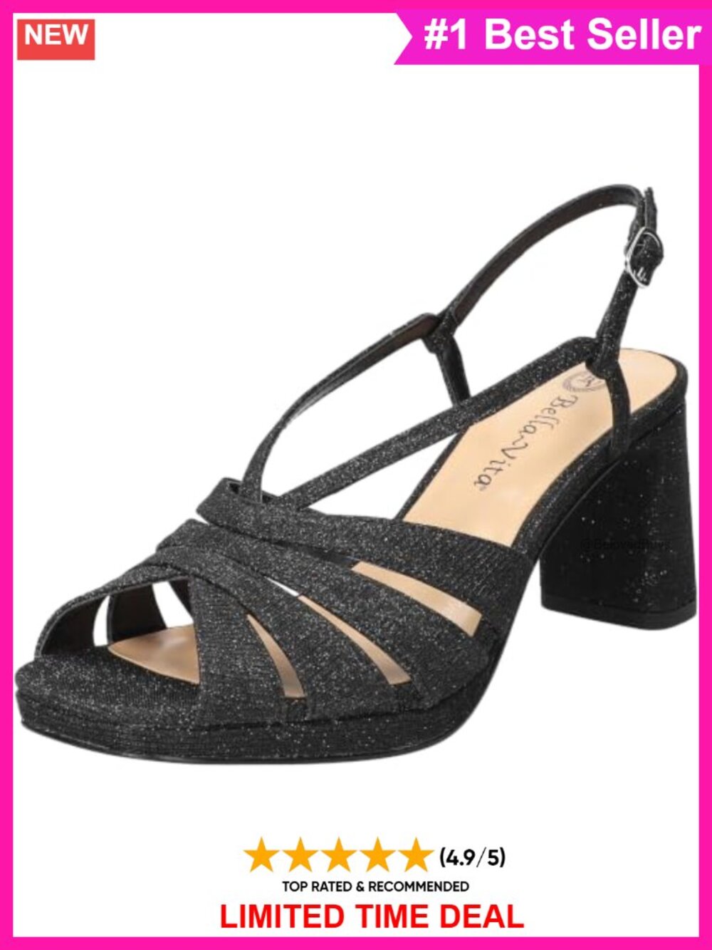 Bella Vita Chorus Women's Mary Jane Dress Pump Jeweled Buckle